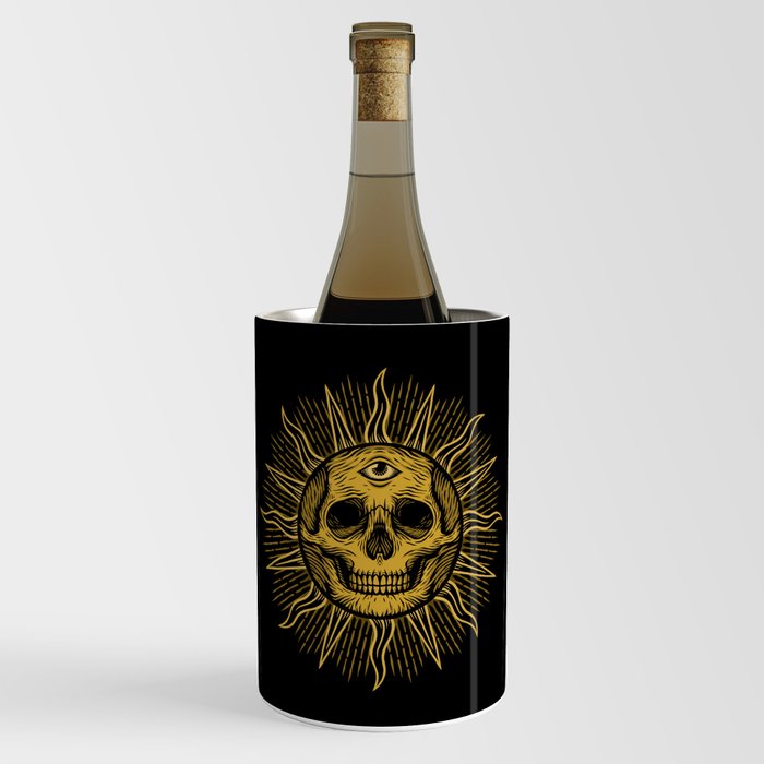 Skull Sun Wine Chiller