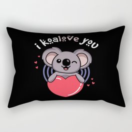 Kawaii Koala Heart Australia Day Australian Rectangular Pillow