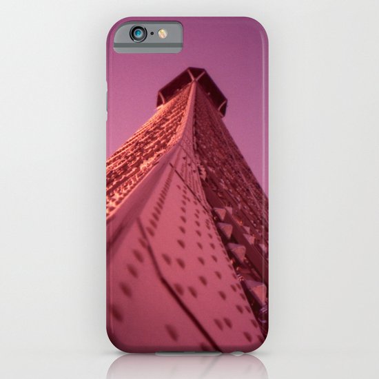 Purple Eiffel iPhone & iPod Case