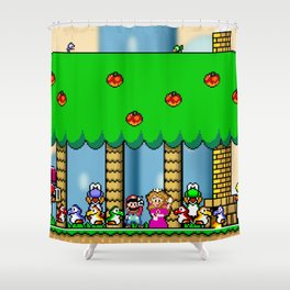 Super Nintendo Shower Curtains For Any Bathroom Decor Society6