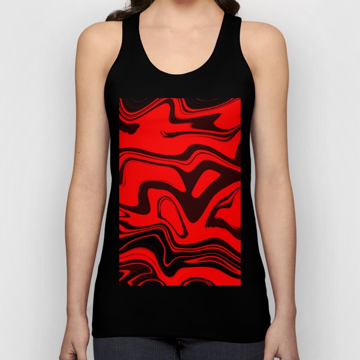 Red Power Tank Top