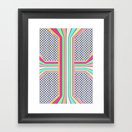 pop cross Framed Art Print