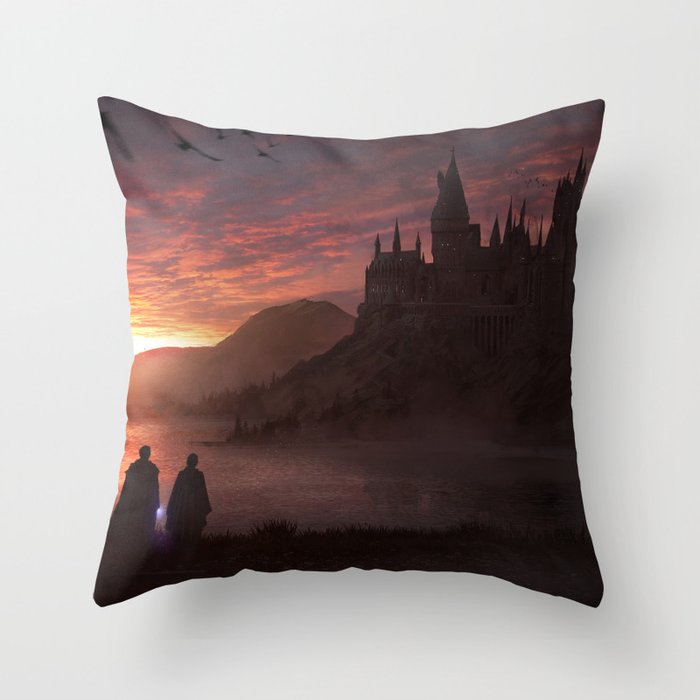 Hogwarts Throw Pillow