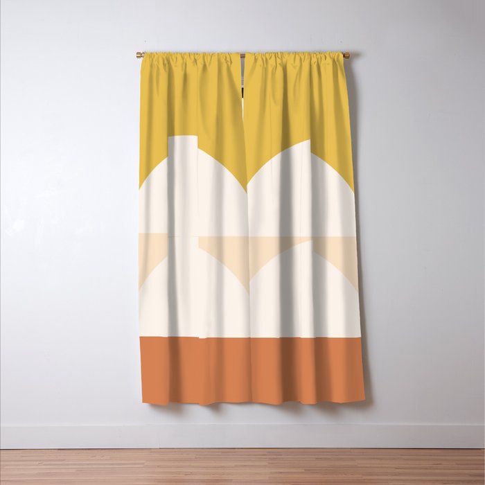 Abstract Geometric 01 Blackout Curtain By Theoldartstudio Society6