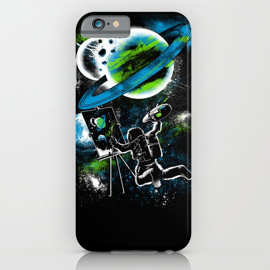 space Painting iPhone & iPod Case