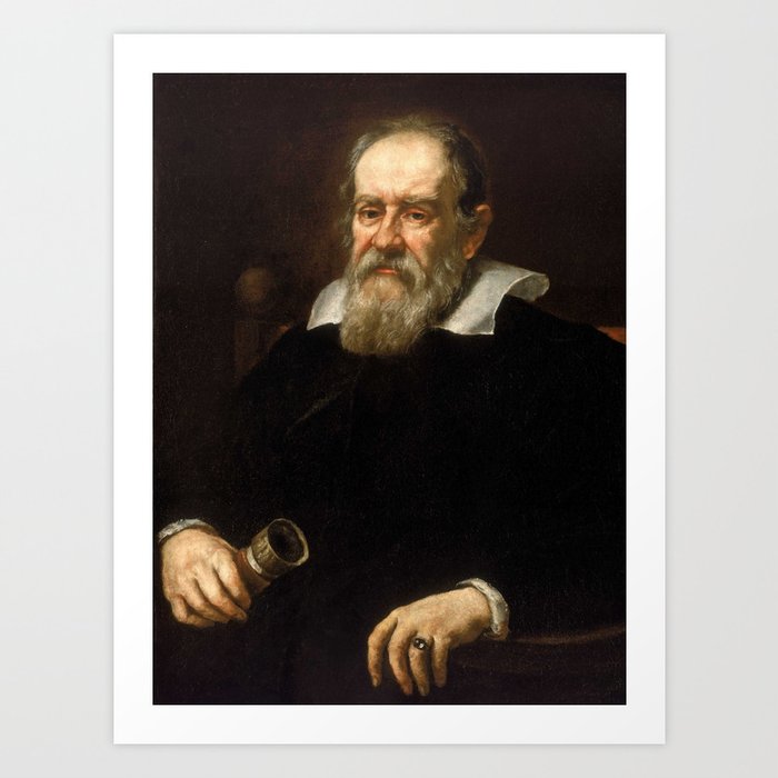 Galileo Galilei - Astronomer and Mathematician Art Print