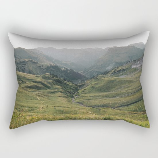 Little People - Landscape Photography Rectangular Pillow