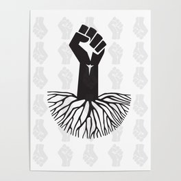 black fist Poster