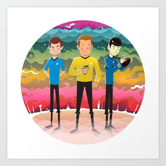 Strange New Worlds Art Print