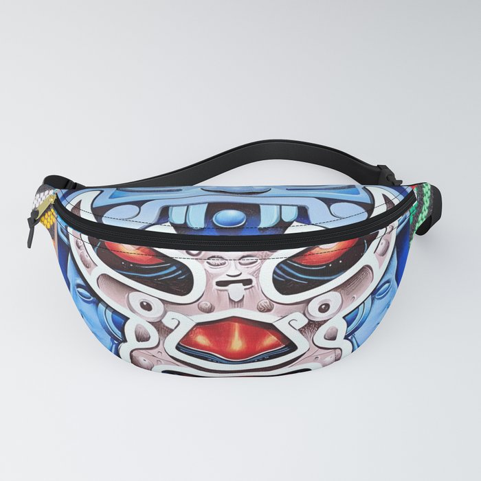 lucha libre mask Fanny Pack