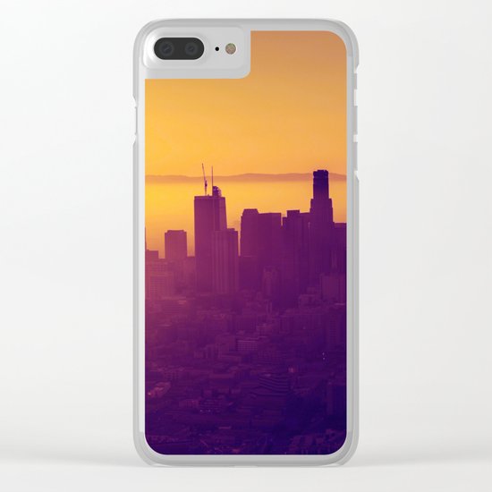 Los Angeles at Sunset Clear iPhone Case