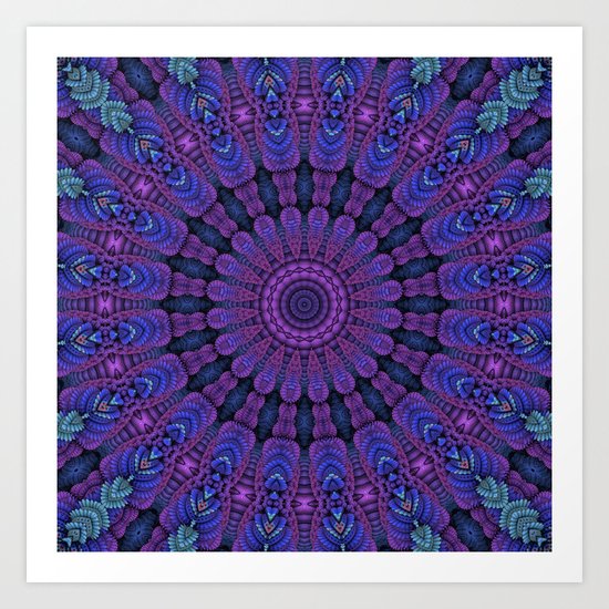 Purple Harmony Art Print