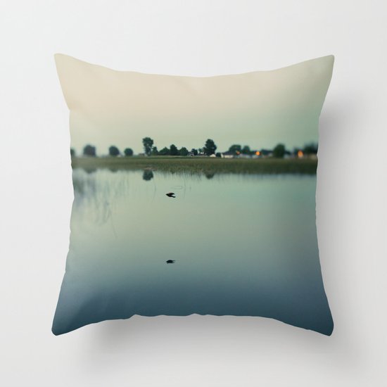 Red Wing Blackbird Throw Pillow