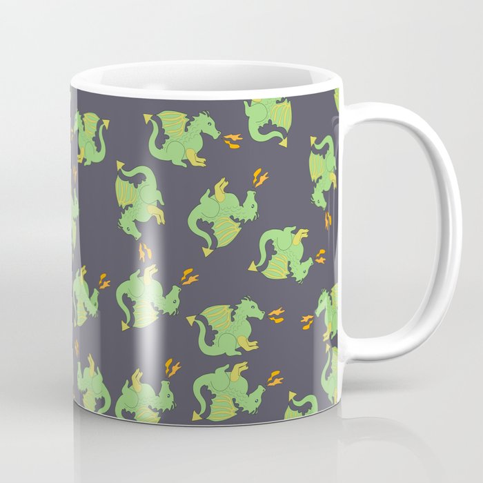 Cute + ferocious dragon pattern Coffee Mug