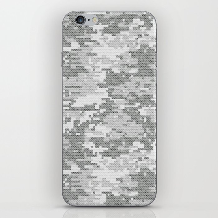 Camouflage Military Army Design, Commando Synonym Grey Cama Rapper Style Pattern iPhone Case iPhone Skin