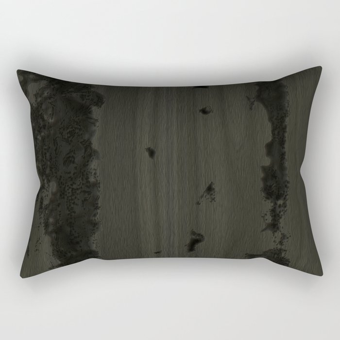 Dark wood Rectangular Pillow