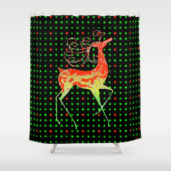 Reindeer Shower Curtain