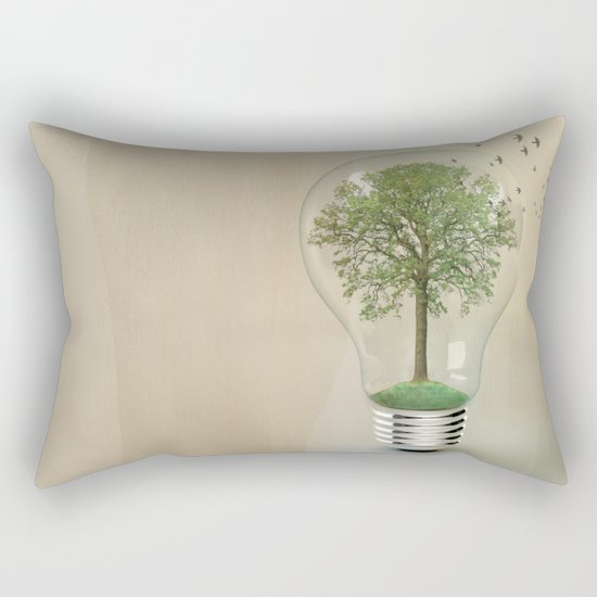 green ideas 02 Rectangular Pillow