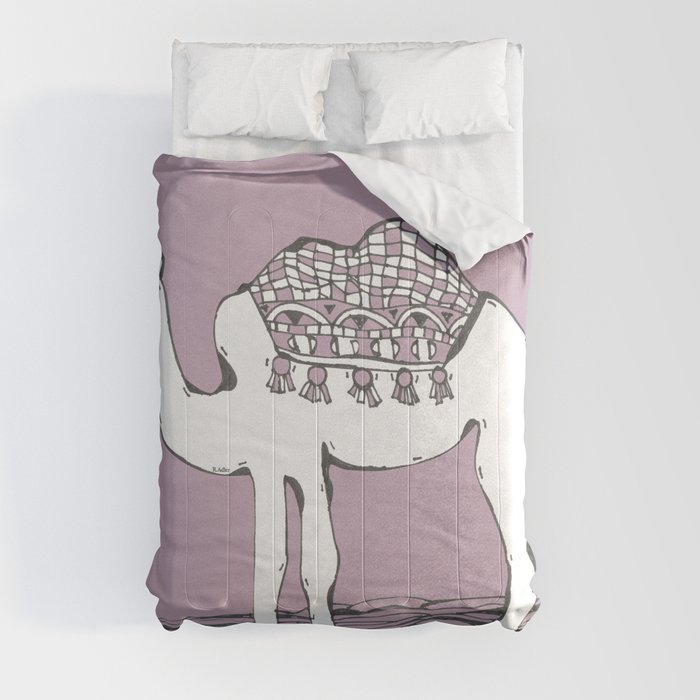 Camel in pink Comforter