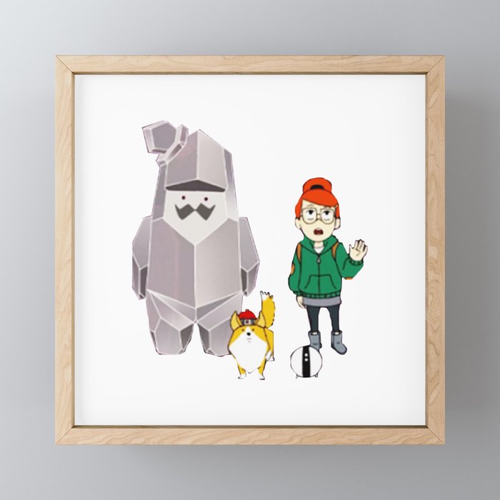 Infinity Train Framed Mini Art Print