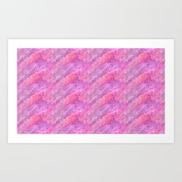 Pink Waves Art Print