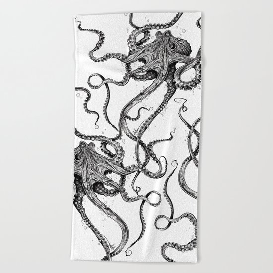 Octopus Beach Towel