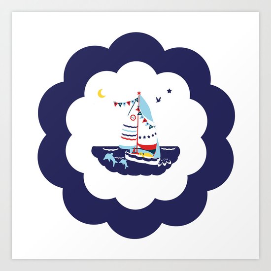 The Scallop Sea Scallop Art Print