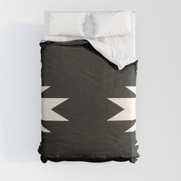 Geometric Southwestern Minimalism - Charcoal Comforter