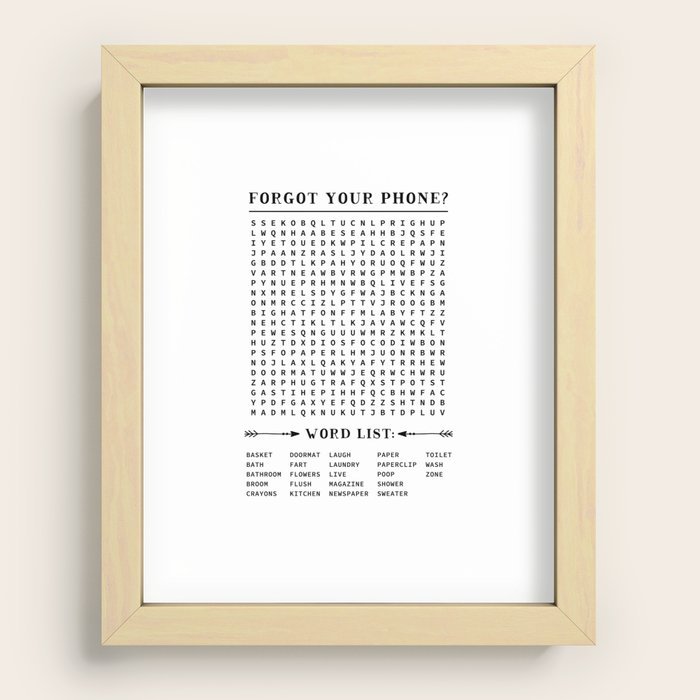 Recessed Framed Print