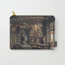 The Library In The Palais Dumba 1877 by Rudolf von Alt | Reproduction Carry-All Pouch | Modern Vintage Home, An Old World Reprint, Artworks Artwork, Artist Artists Works, Painting Paintings, Classic Reproduction, The Famous Pictures, Classical Museum, Retro Renissance Bed, Photography Style In 