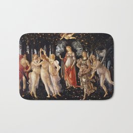 Primavera, Botticelli Badematte | Fineart, Flowers, Spring, Renaissance, Museum, Flora, Greek, Primavera, Italian, Myth 