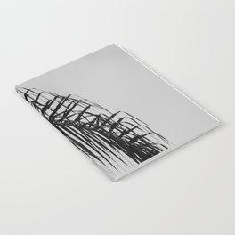 Black and White Palm Tree Notebook
