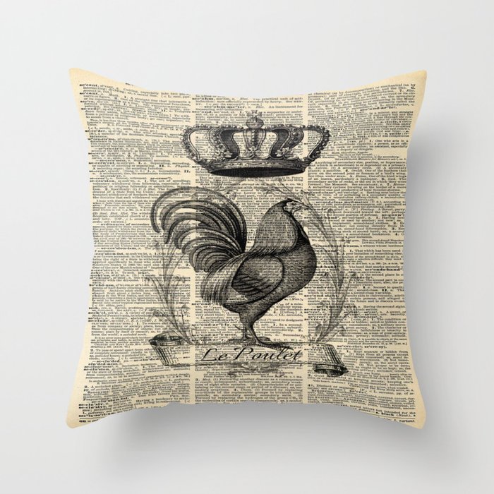 French country sale rooster pillows