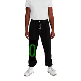 0 (GREEN & BLACK NUMBERS) Sweatpants