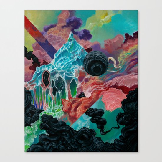 Saying you survived means you forgot you were eternal Canvas Print
