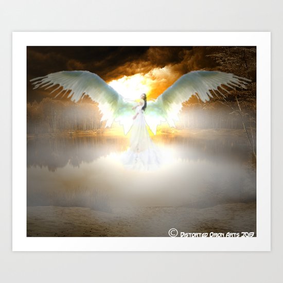 Angelic Maiden Art Print