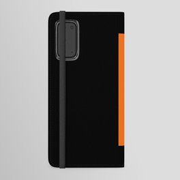letter L (Orange & Black) Android Wallet Case