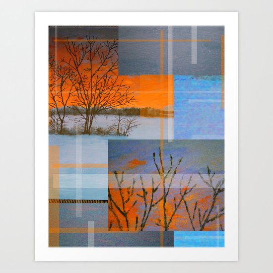 Sunrise Winter Art Print