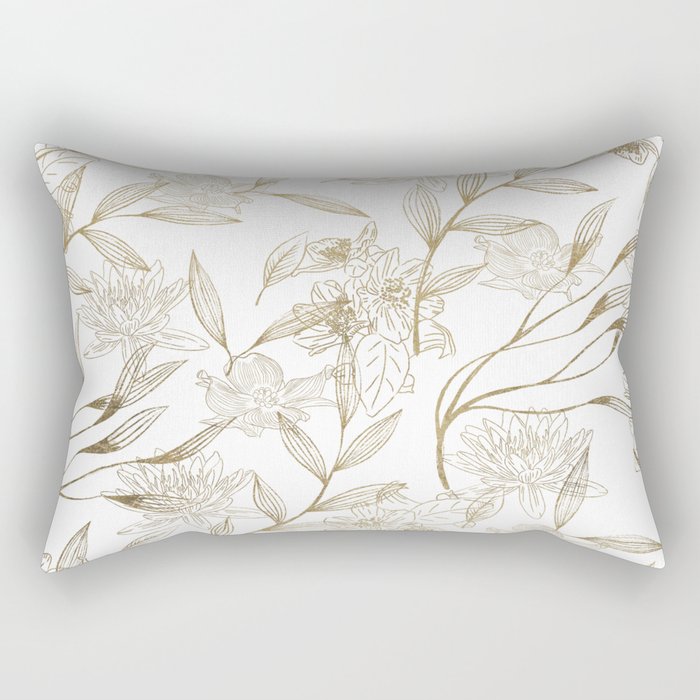 Gold clearance oblong pillow