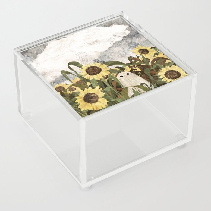 There's A Ghost in the Sunflower Field Again... Acrylic Box
