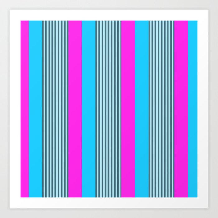 Simply Stripes Art Print