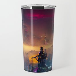 Postcards from the Future - Nameless Metropolis Travel Mug