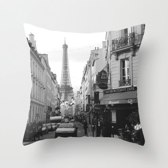Rue St Dominique Throw Pillow