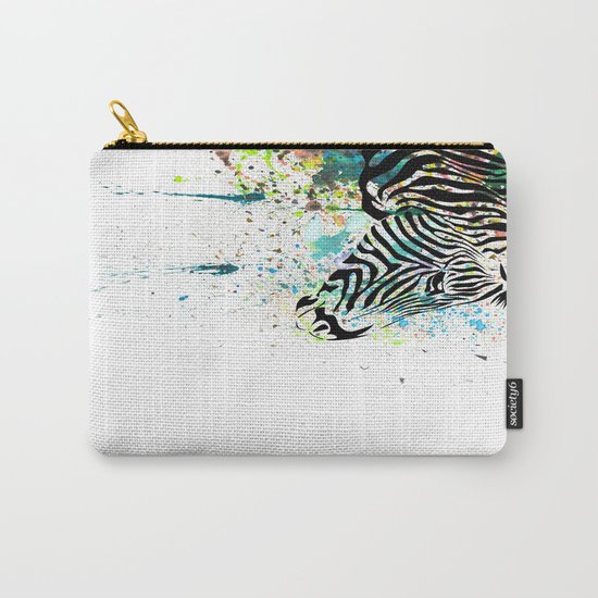 Zebra Carry-All Pouch