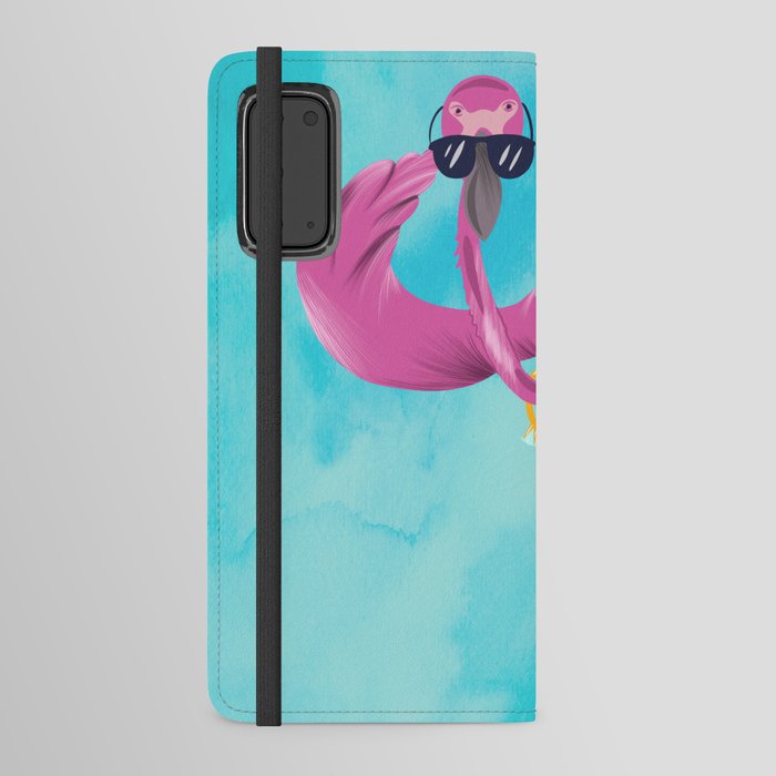 Fancy Flamingo Android Wallet Case