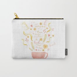 Hard To Find Books And Tea Carry-All Pouch