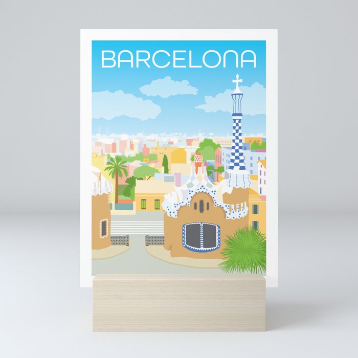 Barcelona Spain Mini Art Print