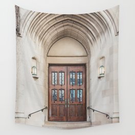Wooden Doors - Chicago Photography Wall Tapestry
