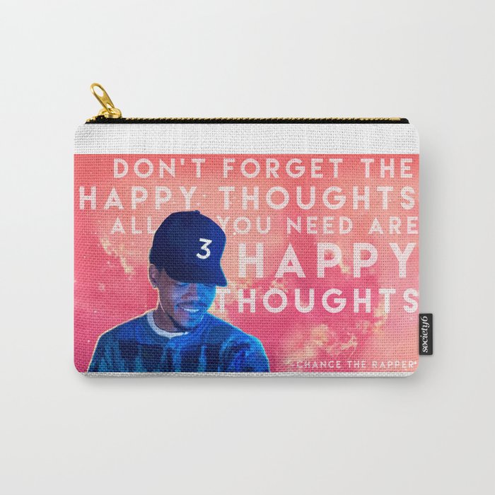 Happy Thoughts Carry-All Pouch