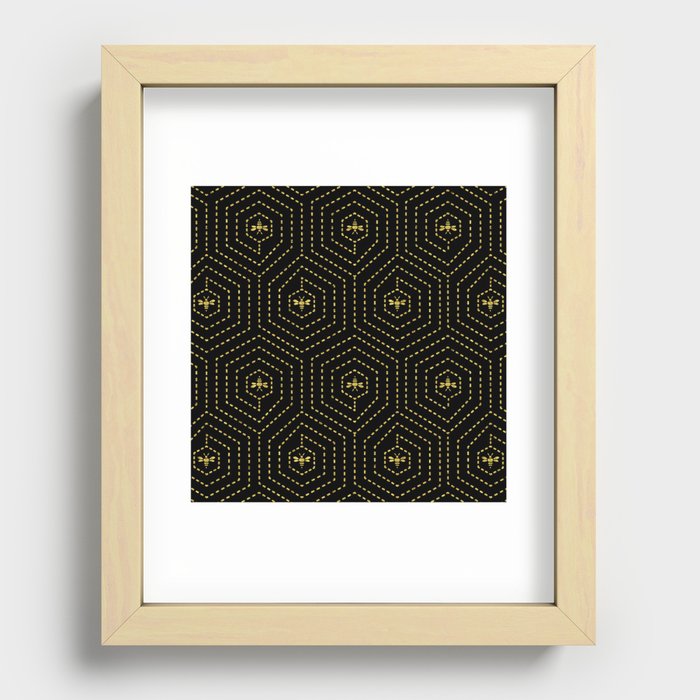 Honeycomb Home Recessed Framed Print